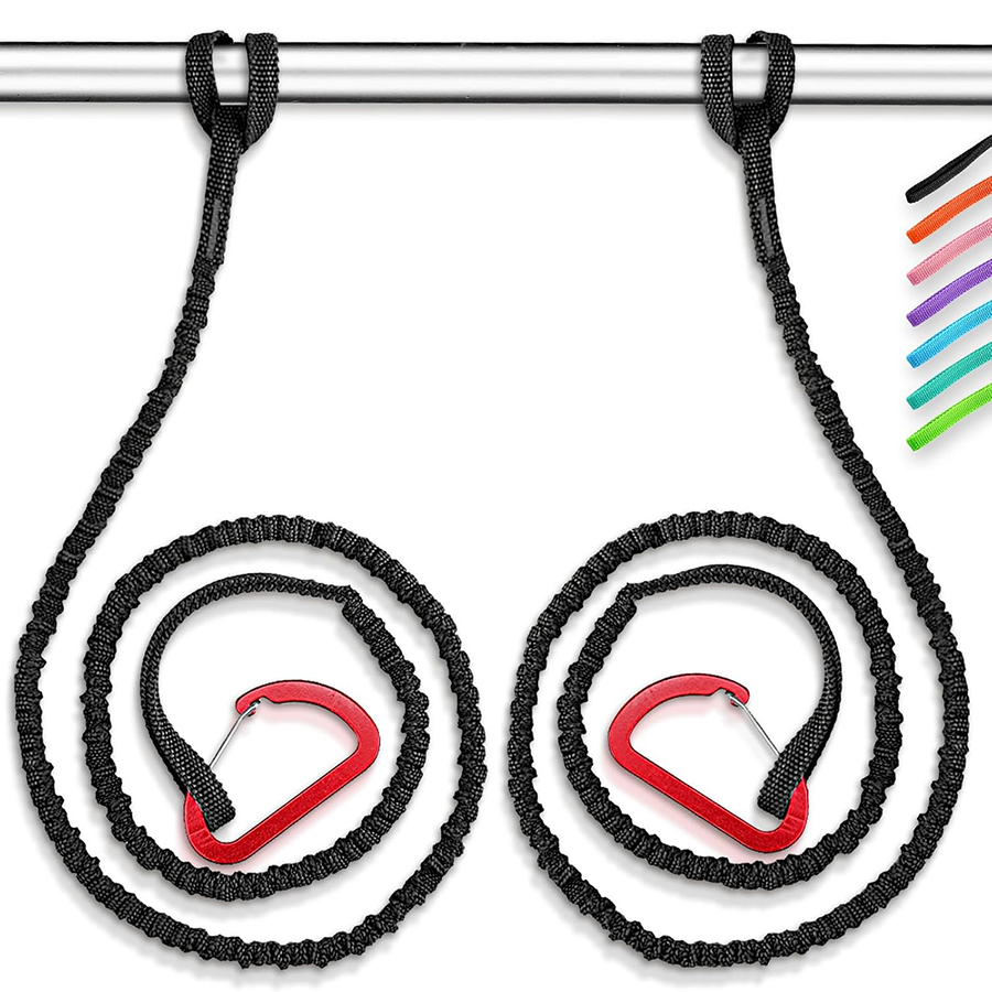 Fishing Kayak Paddle - Kayak Paddle Leash Stretchable Coiled Rod