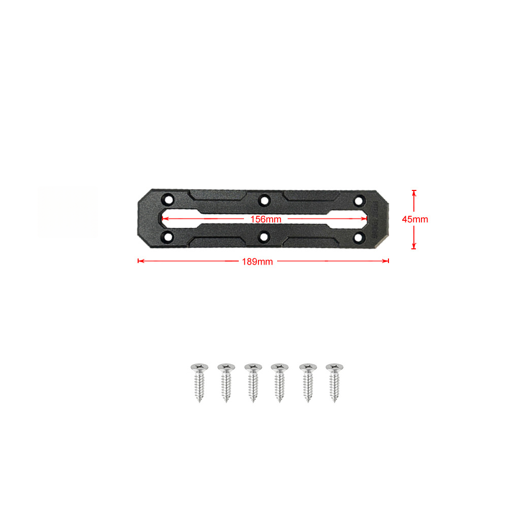 Fishing Kayak Rod Holder - 2pcs Black Kayak Track 6inch 9inch