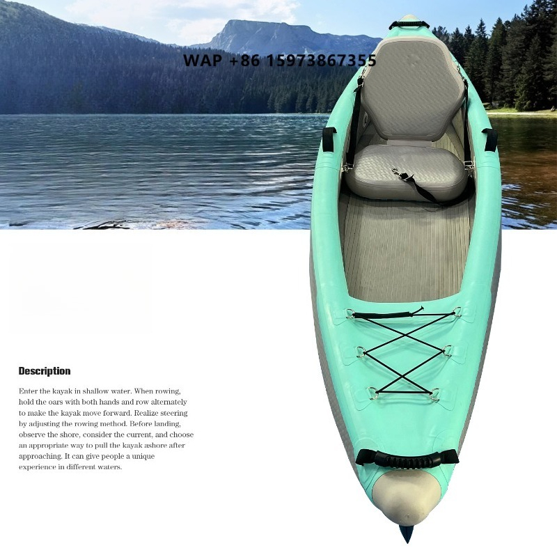Fishing Kayak Paddle - New Arrival Double-Layer Inflatable Folding Kayak