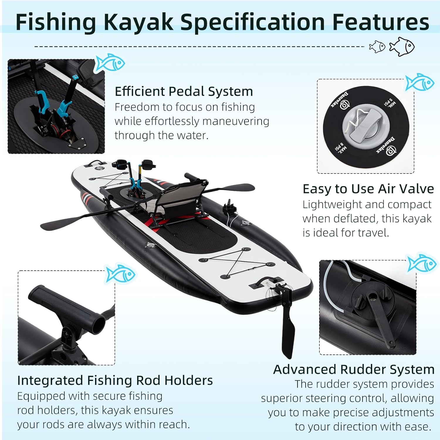 12ft Premium PVC Inflatable Fi - Fishing Kayak Inflatable 리뷰 및 가격