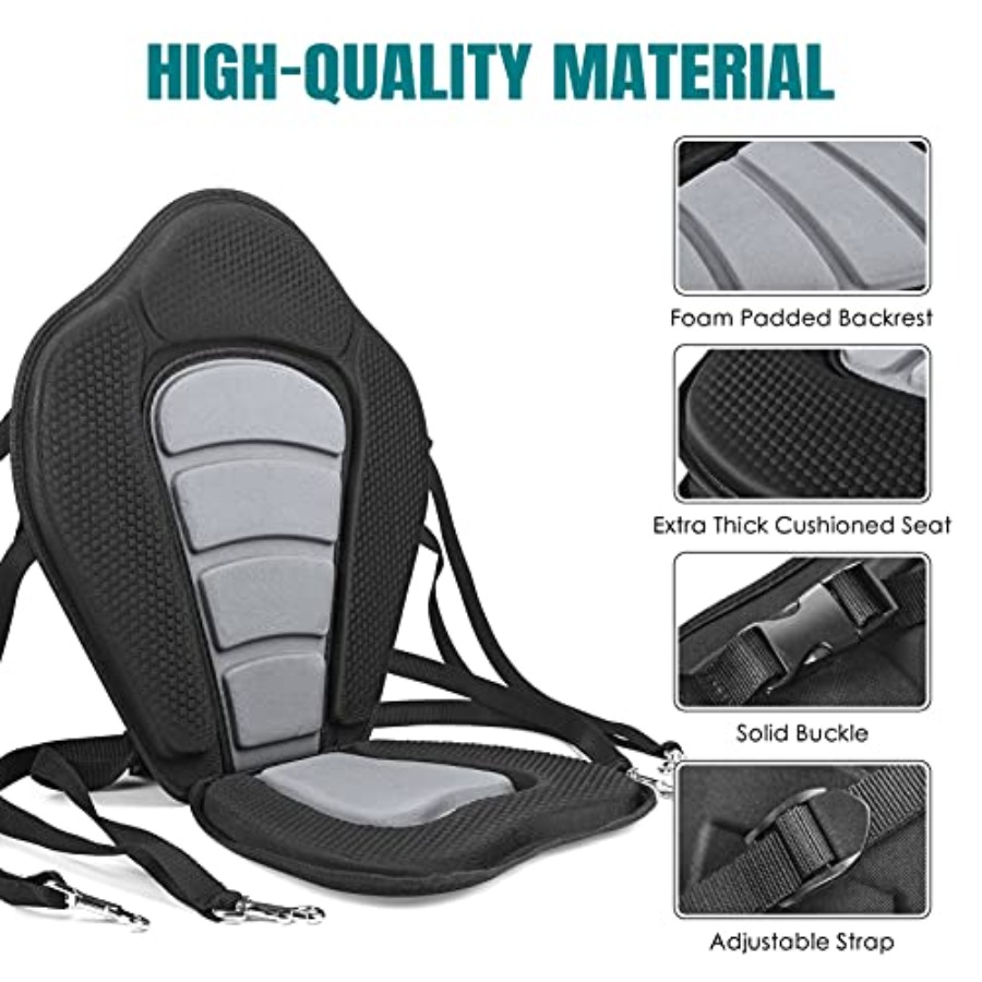 Deluxe Padded Kayak Seat with  - Fishing Kayak Storage Bag 리뷰 및 가격