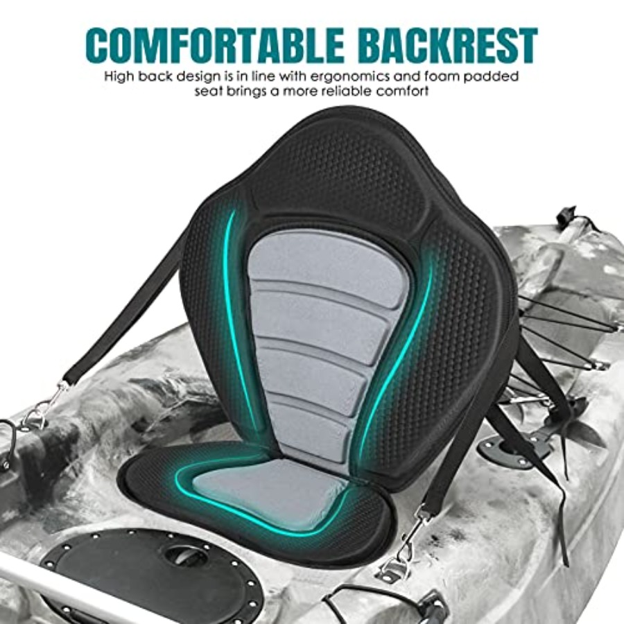 Deluxe Padded Kayak Seat with  - Fishing Kayak Storage Bag 리뷰 및 가격