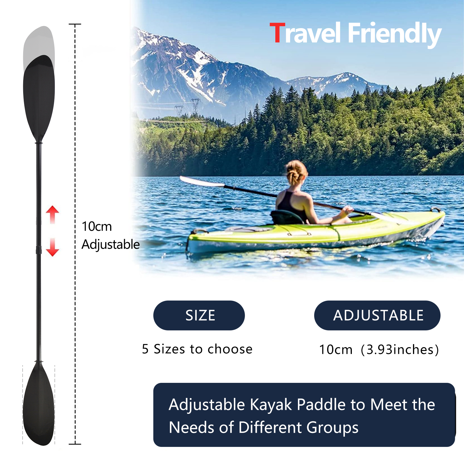 750g 2 Piece Sport Line Kayak  - Fishing Kayak Cart 리뷰 및 가격