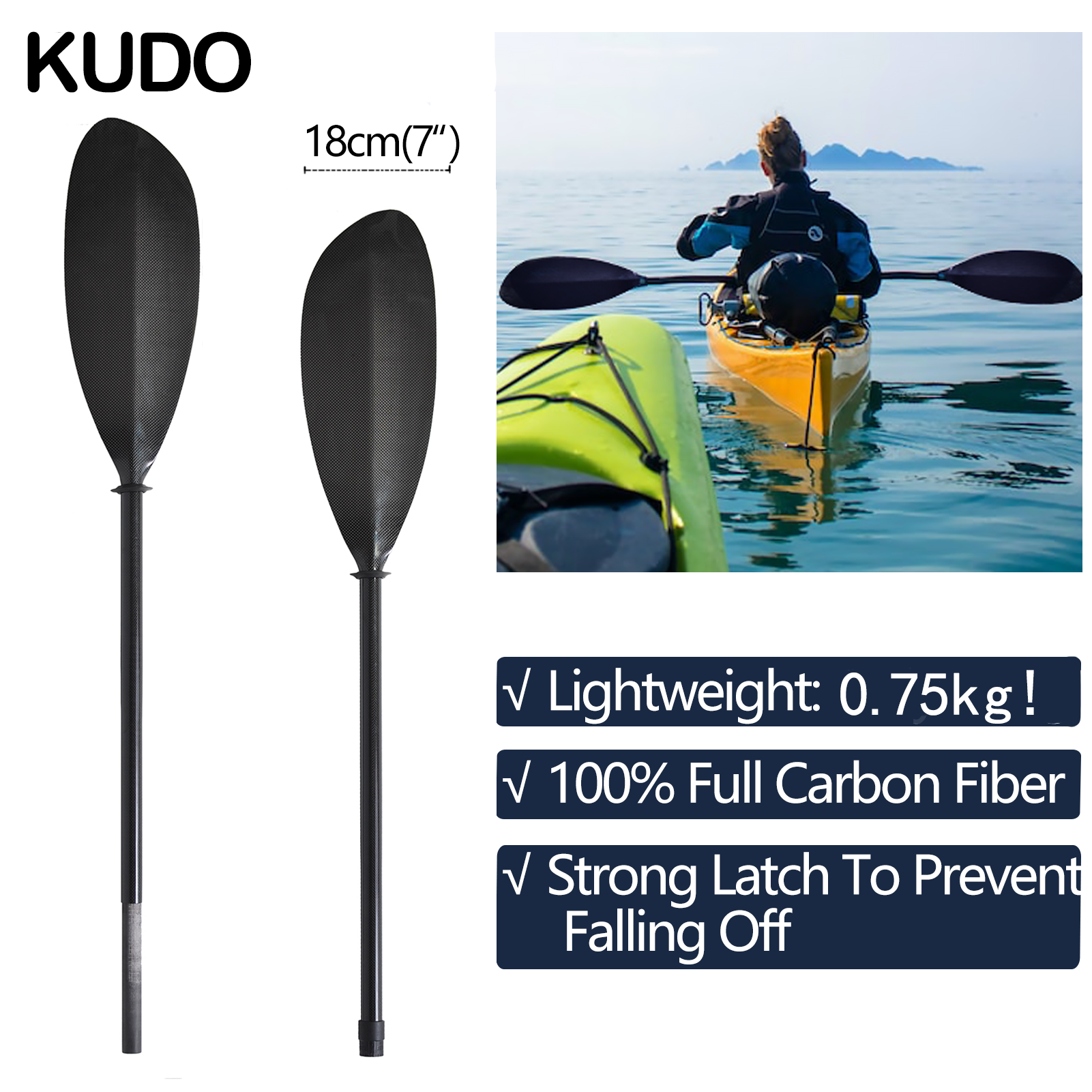 750g 2 Piece Sport Line Kayak  - Fishing Kayak Cart 리뷰 및 가격