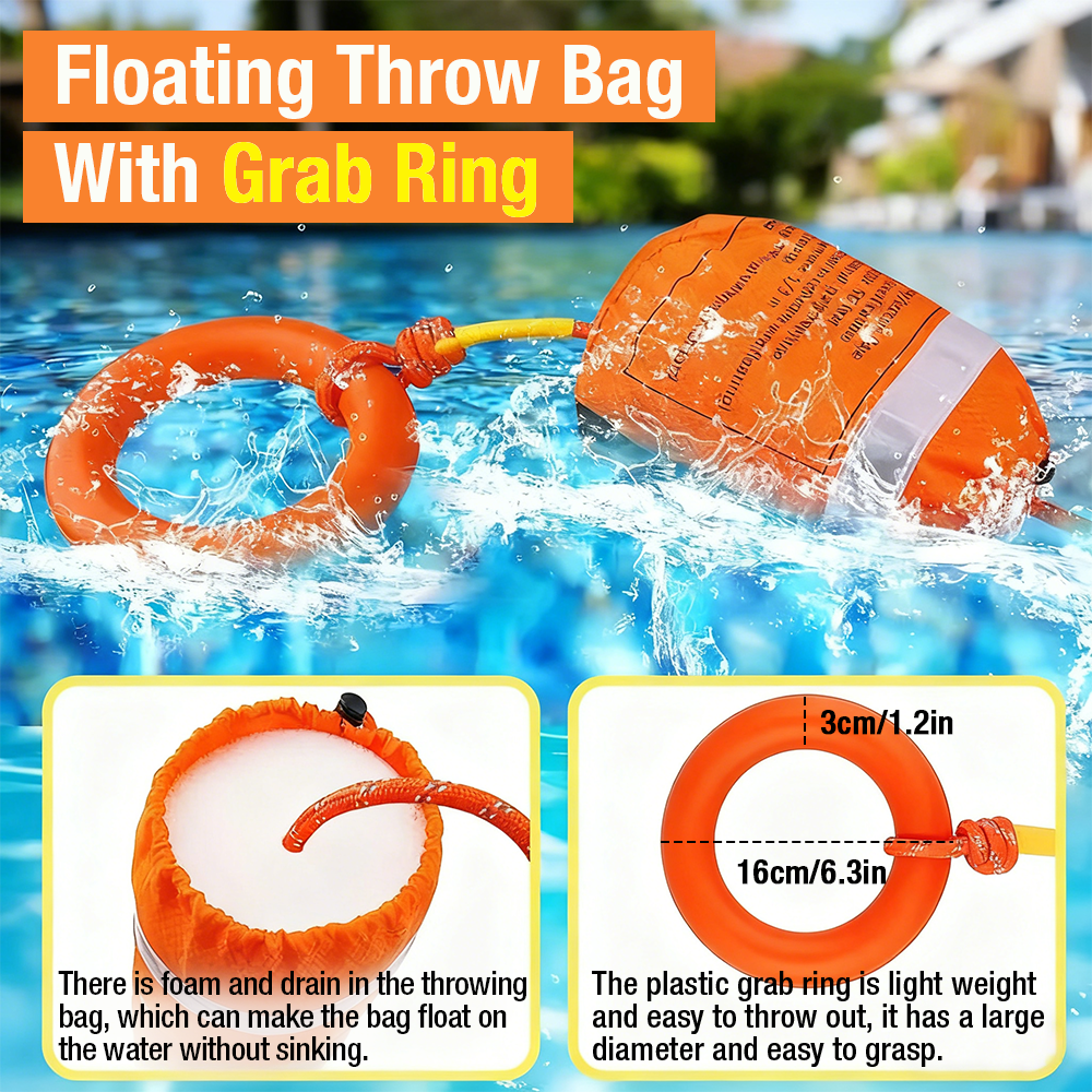1SET Water Rescue Throw Bag, w - Fishing Kayak Crate 리뷰 및 가격