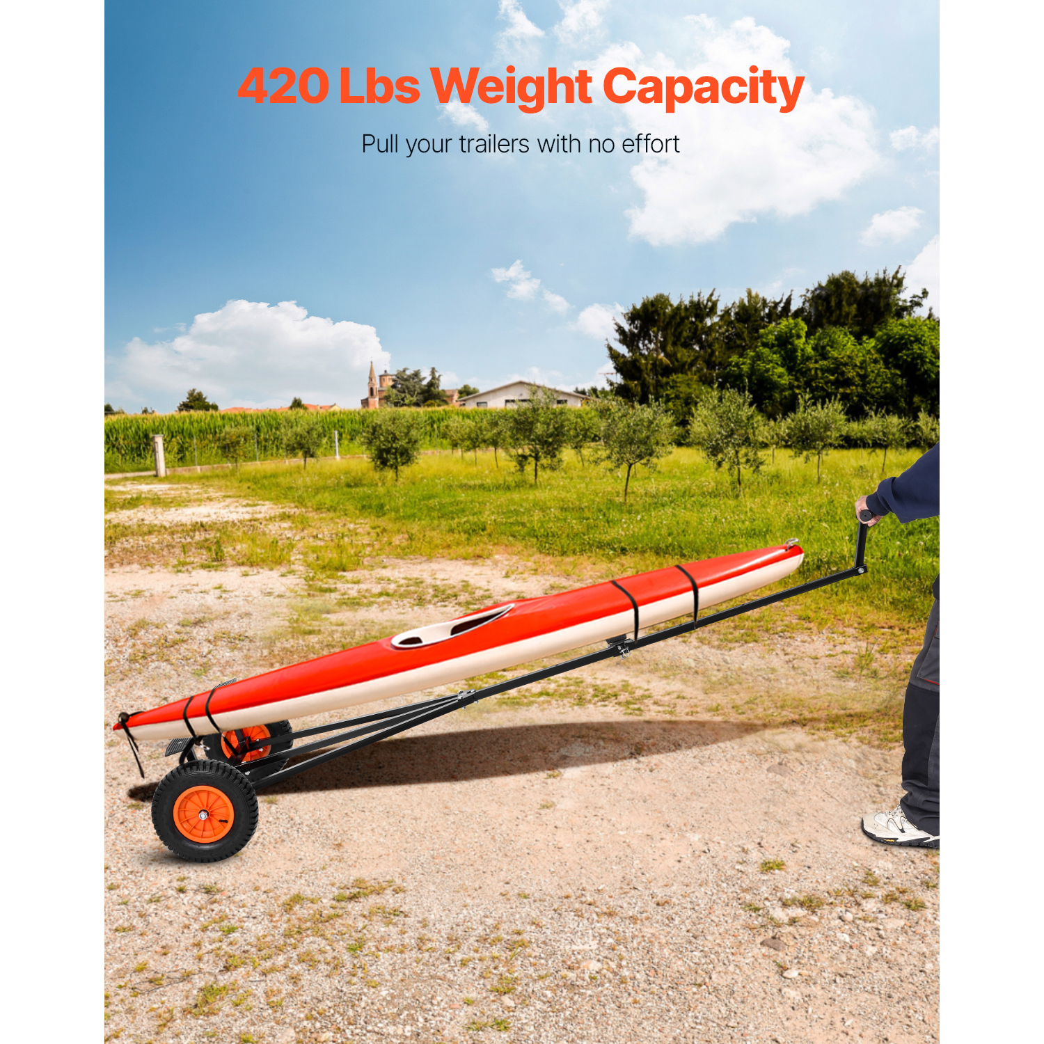 SucceBuy 420lbs Boat Trailer D - Fishing Kayak Sit On Top 리뷰 및 가격