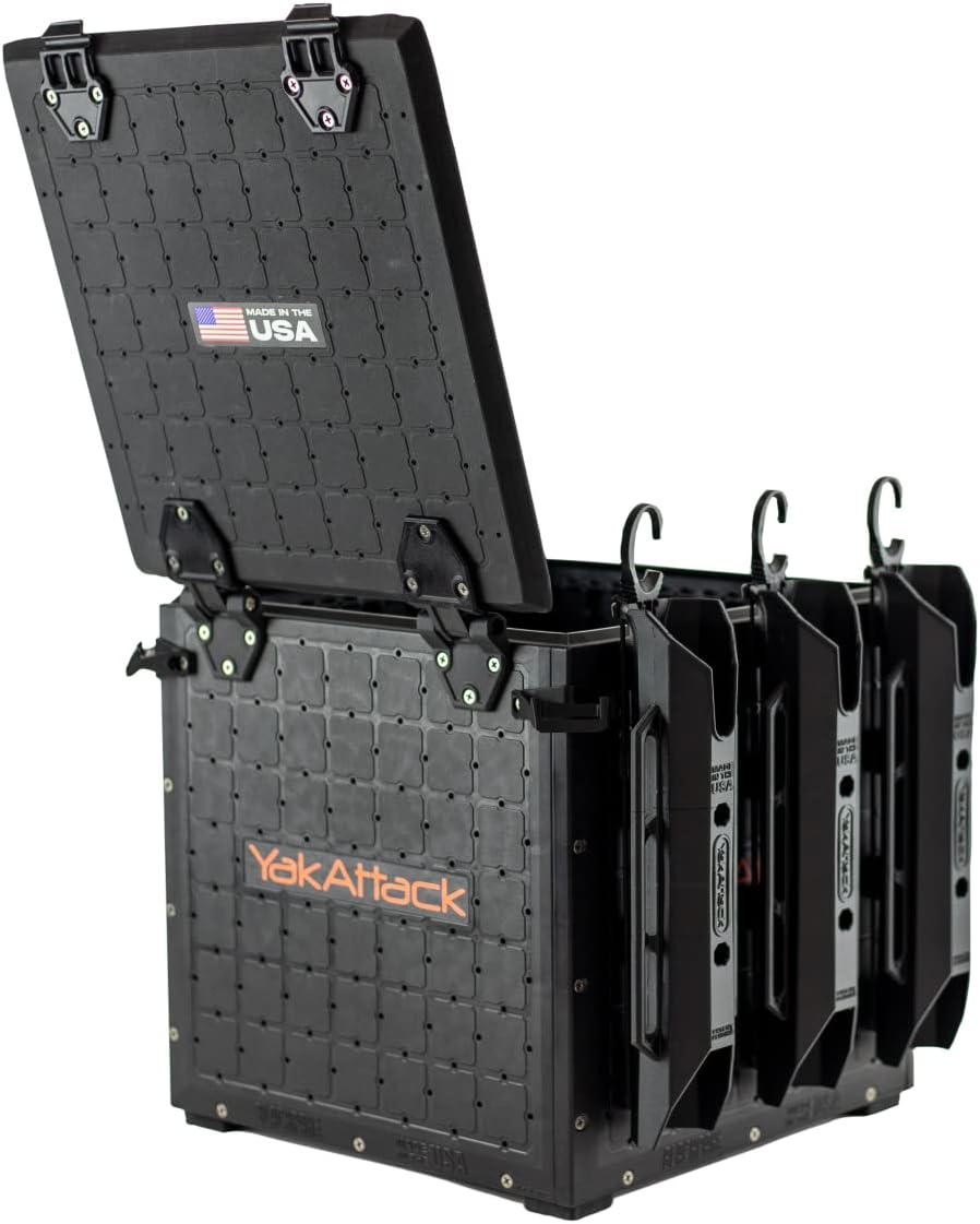 Fishing Crate with 3 Rod Holde - Fishing Kayak Crate 리뷰 및 가격