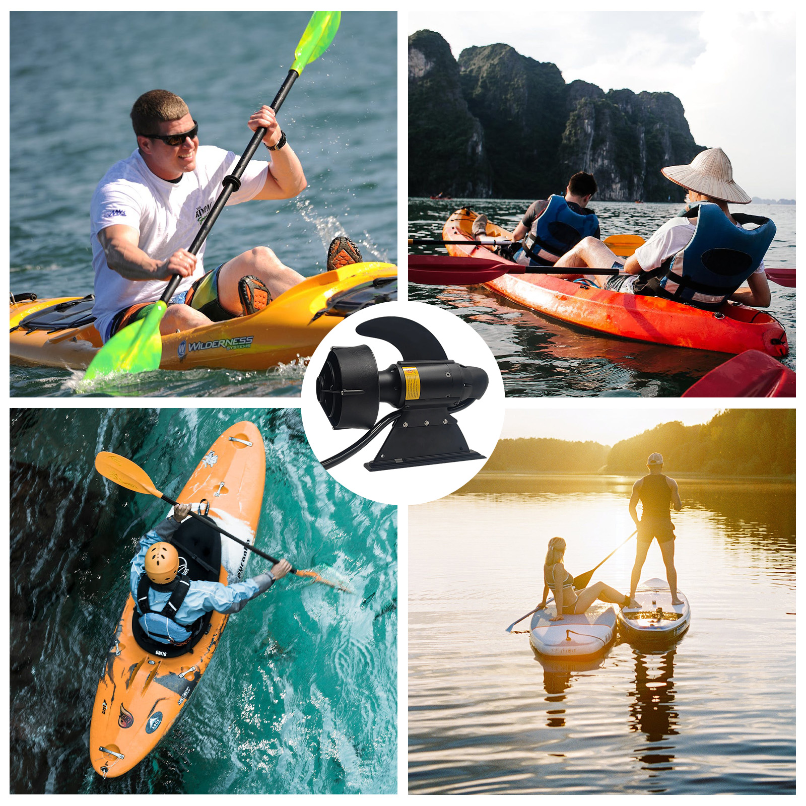 380W 600W Electric Fins Stand  - Fishing Kayak Cart 리뷰 및 가격