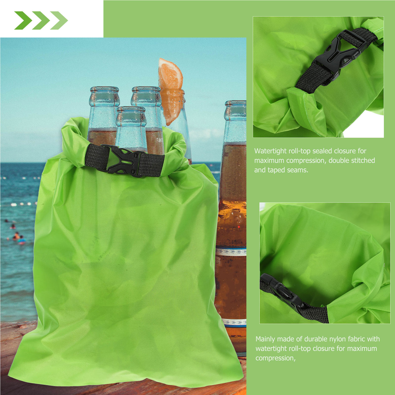 3Pcs Outdoor Waterproof Dry Ba - Fishing Kayak Storage Bag 리뷰 및 가격