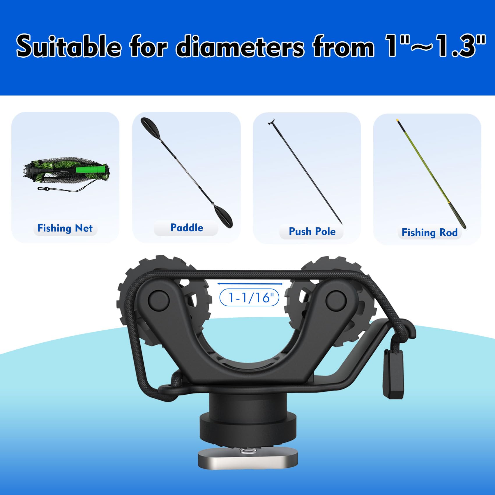 Kayak Rail Paddle Holder Kayak - Fishing Kayak Cart 리뷰 및 가격