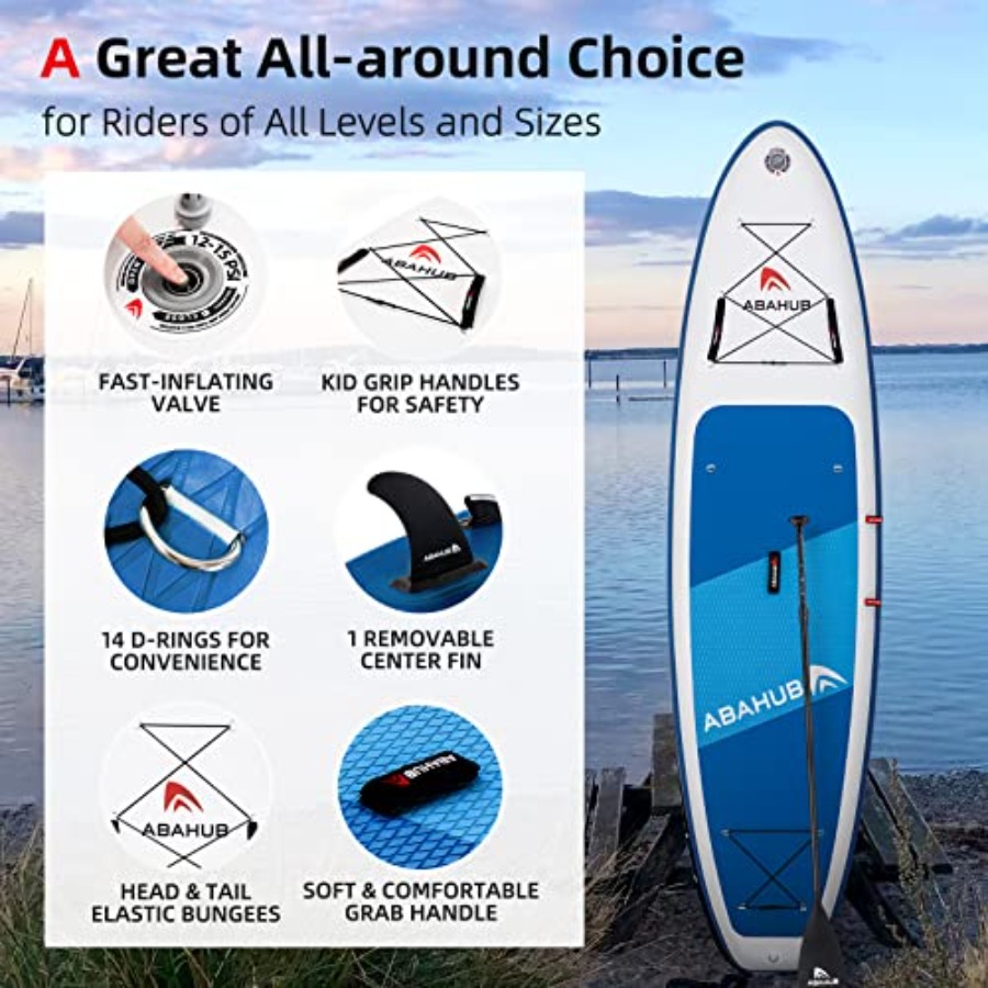 Inflatable SUP for yoga, paddl - Fishing Kayak Paddle 리뷰 및 가격