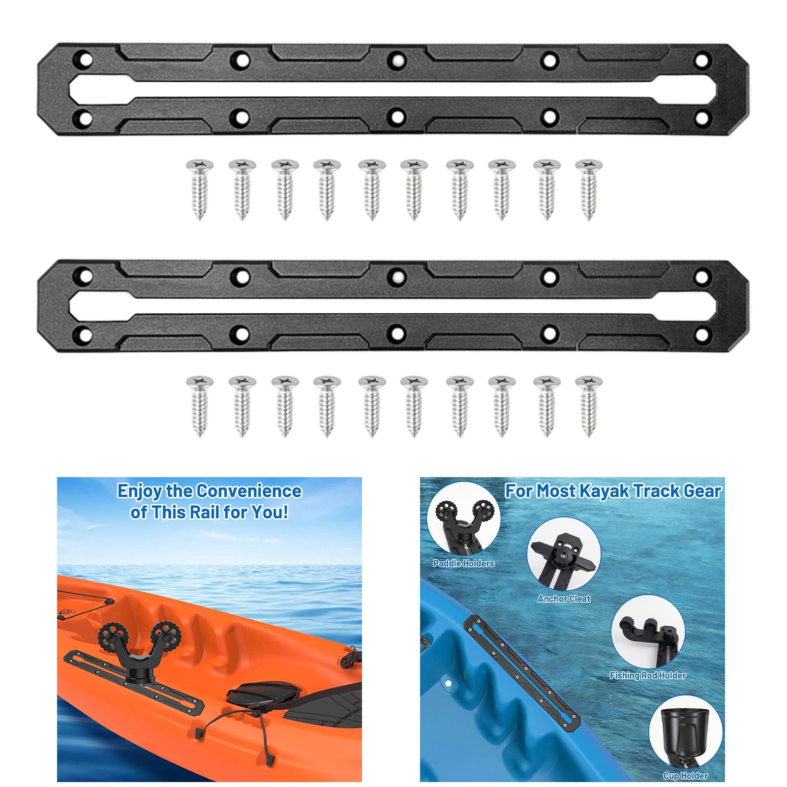 2pcs Black Kayak Track 6inch 9 - Fishing Kayak Rod Holder 리뷰 및 가격