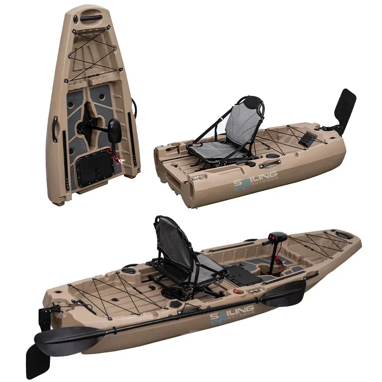 9.5ft 1 Person Folding Plastic - Fishing Kayak Pedal Drive 리뷰 및 가격