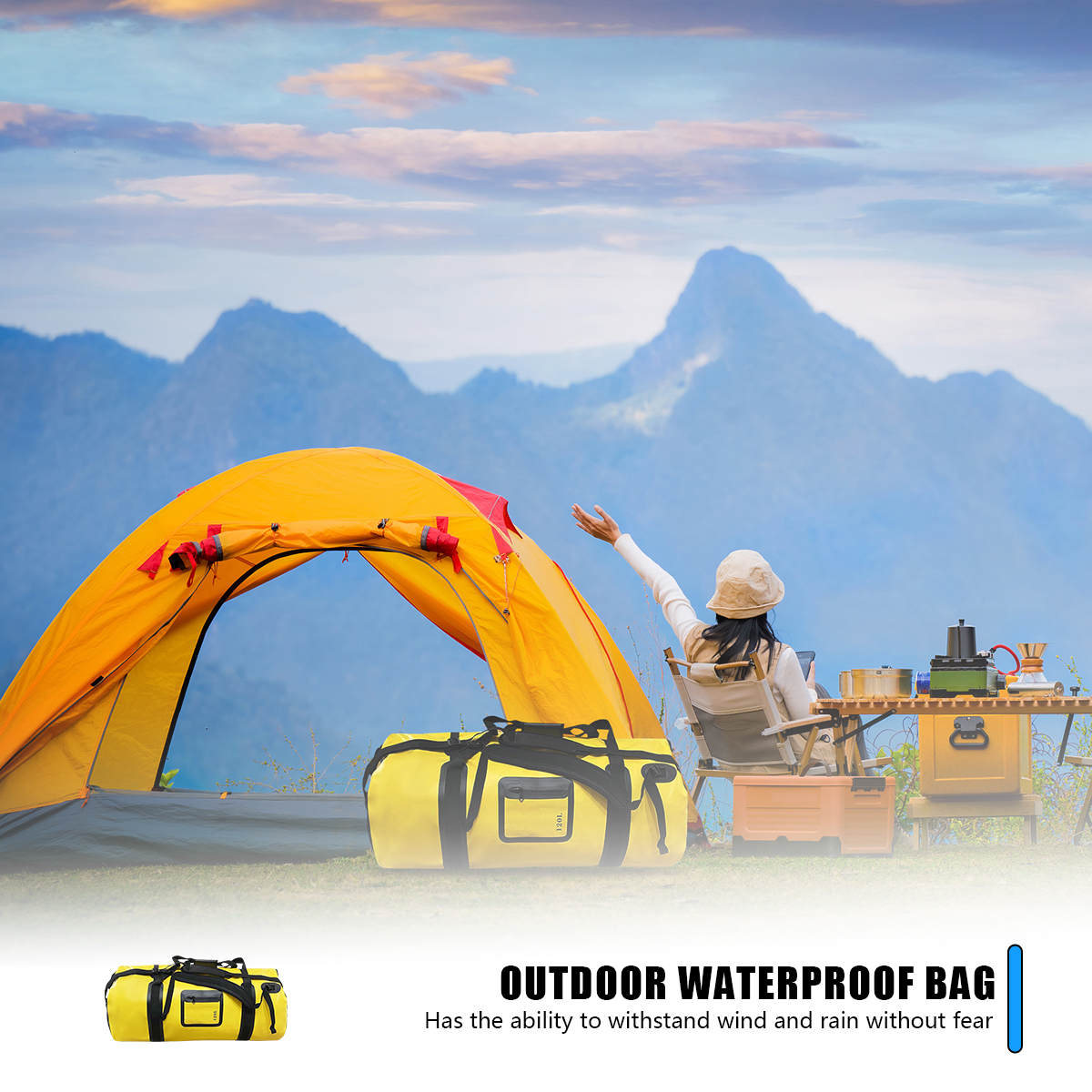 40L/66L/120L Waterproof Duffle - Fishing Kayak Crate 리뷰 및 가격