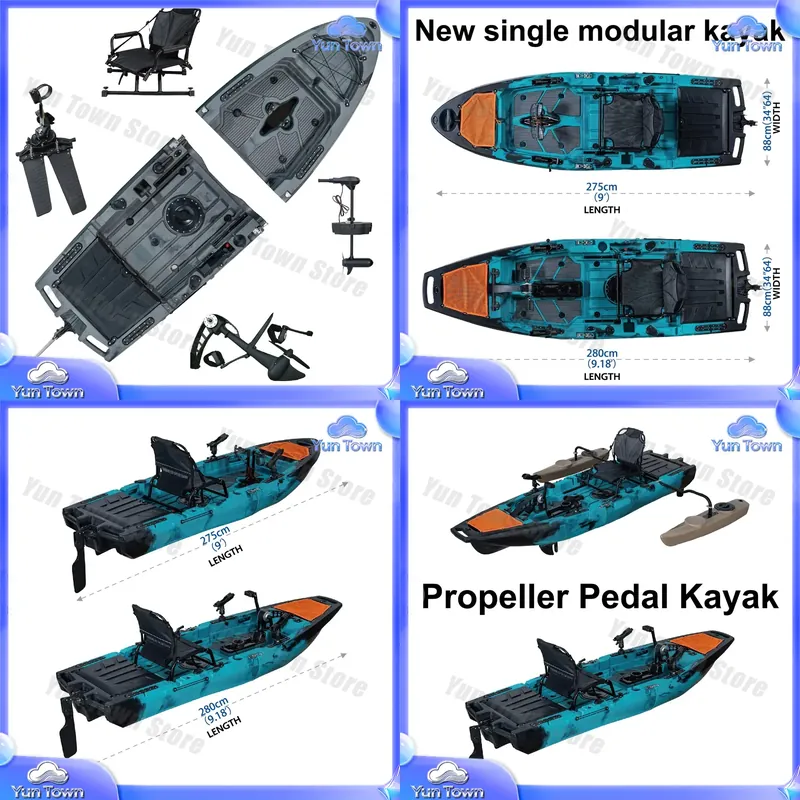 Modular Kayak 9.5ft Sit On Top - Fishing Kayak Pedal Drive 리뷰 및 가격